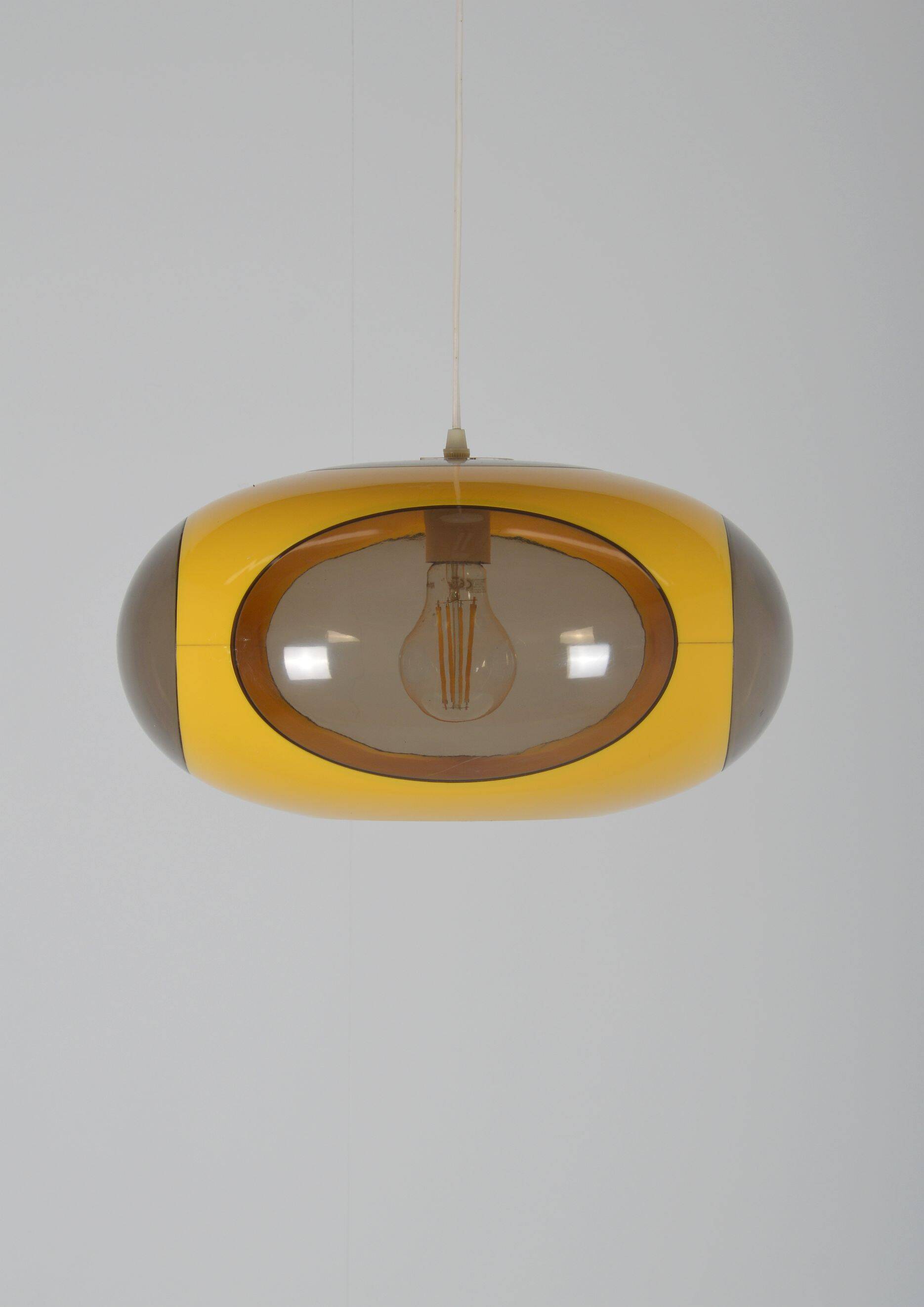 Space age UFO pendant lamp 'Bug Eye' by Massive, 1970s