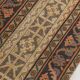 Tapis coureur vintage turc saumon et crème, 70x262 cm