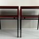Pair of modernist bedside tables "Horatio" by Kuperus