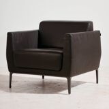 Visalia leather armchair by Coalesse