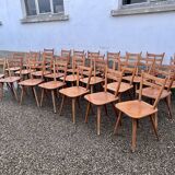 30 chaises bistrot anciennes de style scandinave