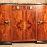 1930s art deco style walnut sideboard
