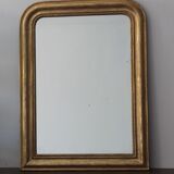 Gilded Louis Philippe mirror dated 1896