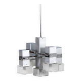 Italian cube pendant by Gaetano Sciolari, 1970s