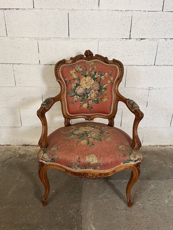 Paire de fauteuil cabriolet