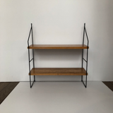 Vintage wall mount wood and metal