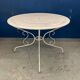 Vintage wrought iron garden table