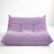 Togo 2-seater line Roset Michel Ducaroy pastel violet