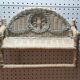 Rattan wall shelf