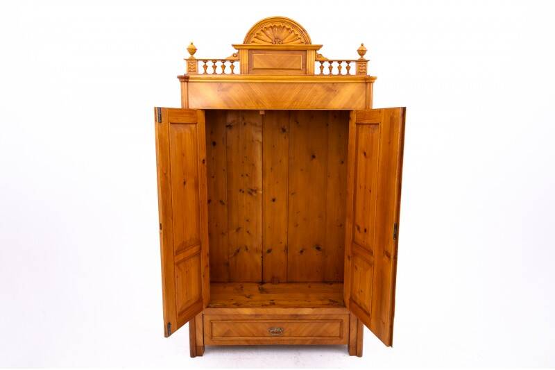 Antique wardrobe, Western Europe, around 1900. After renovation.