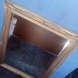 Louis XV mirror in gilded wood 110 cm
