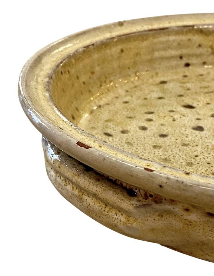 Vallauris fat lava serving dish