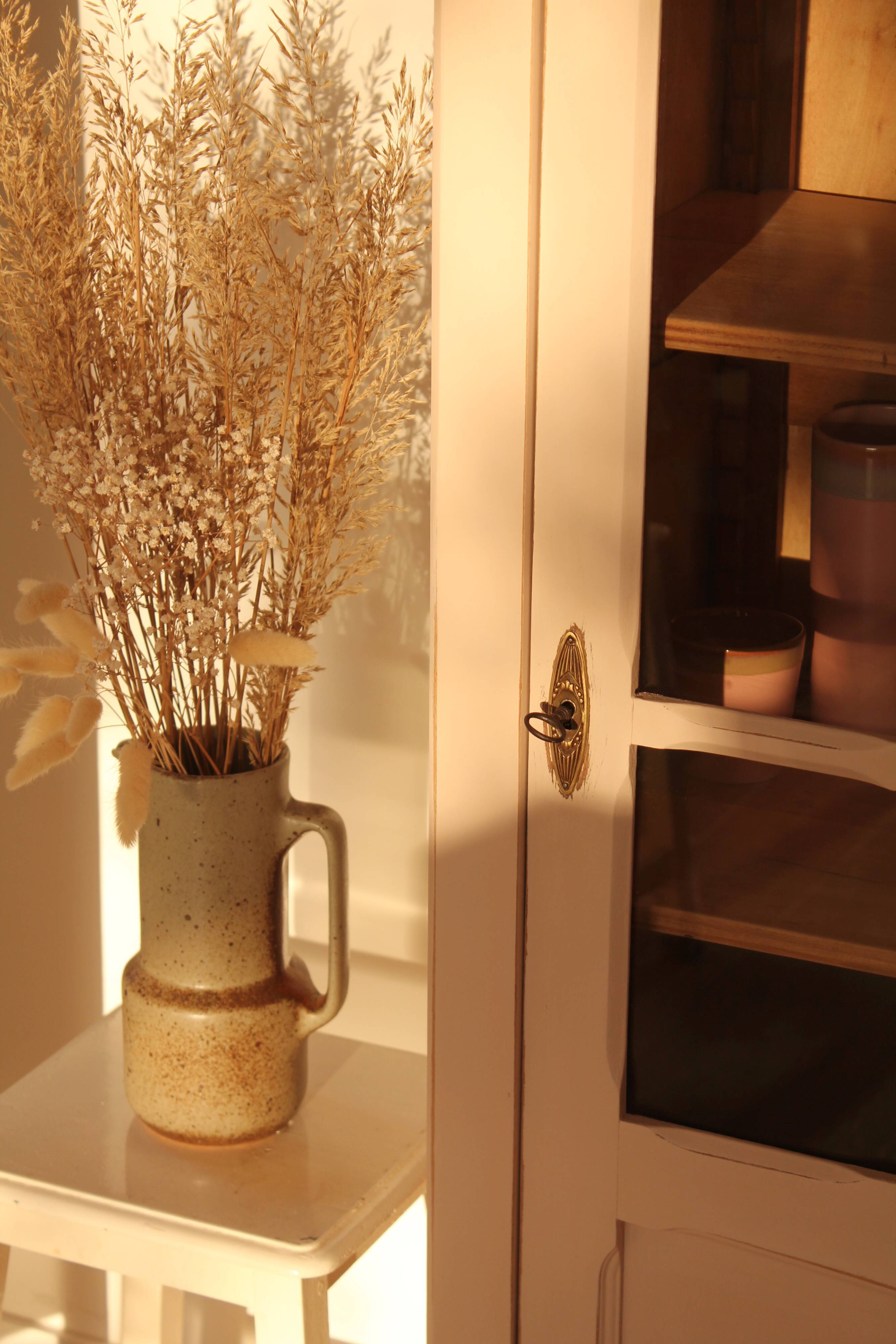 Art deco glass bookcase