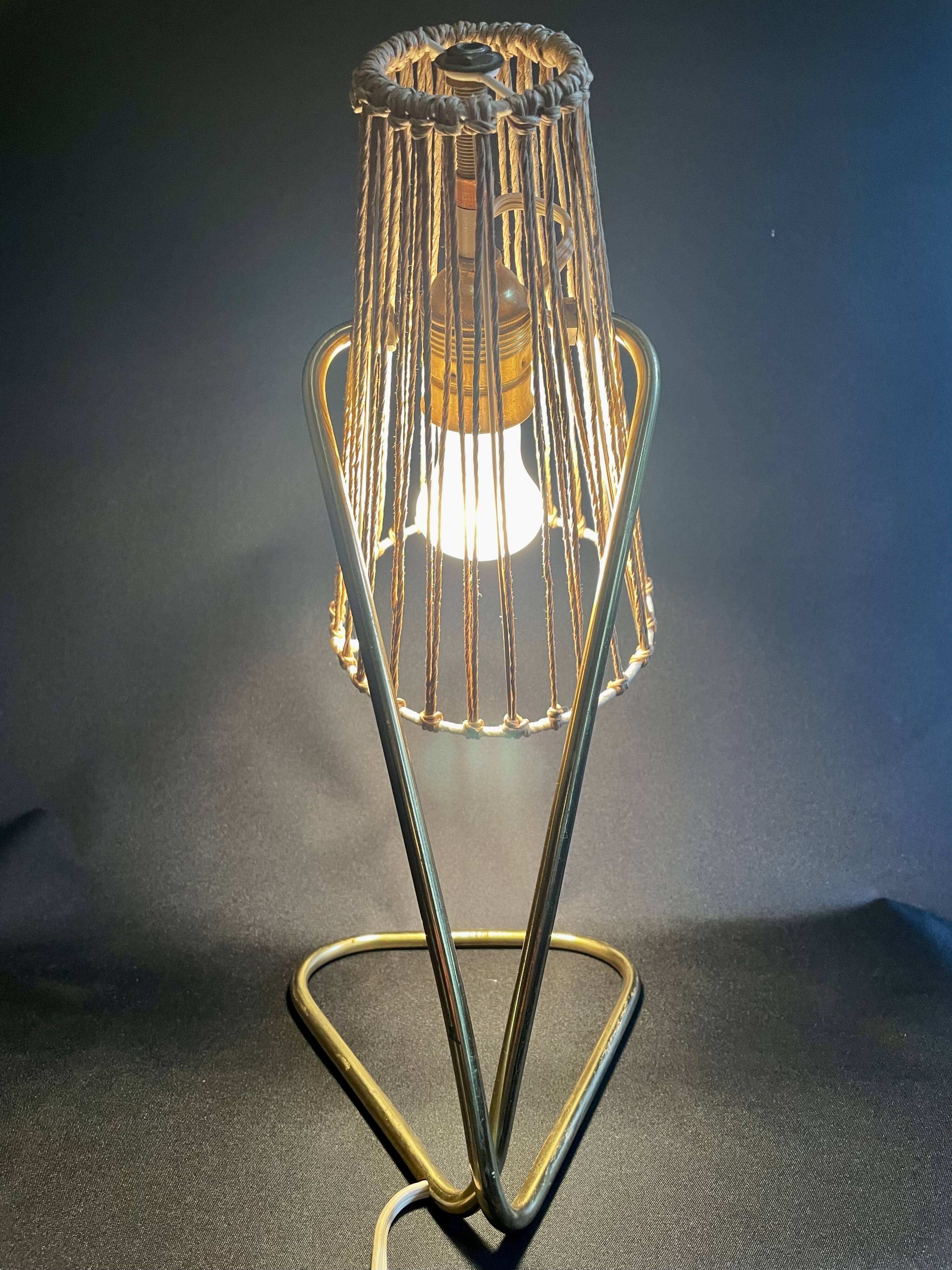 Table lamp by Rupert Nikoll, Vienna, 1960.