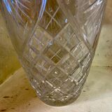 Bohemian crystal vase