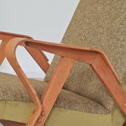 Pair of armchairs restored by Frantisek Jirak for Tatra Nabytok 1960