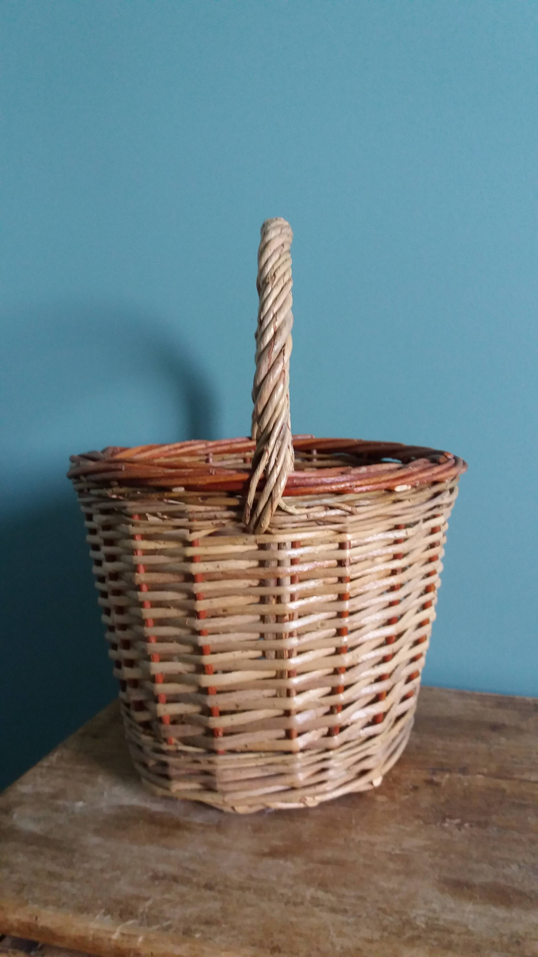 Panier à anse en osier