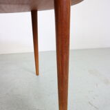 Peter Hvidt& Orla Mølgaard Nielsen Teak Round Coffee Table for France& Son, 1950