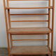 Folding bookseller's shelf