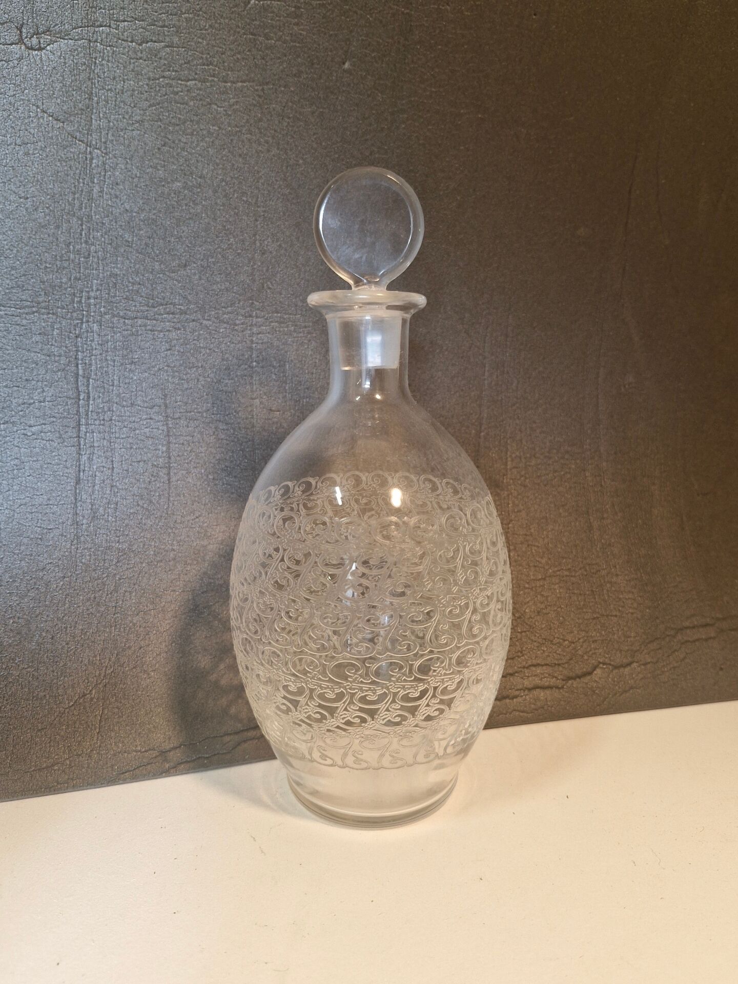 Baccarat carafe and glasses
