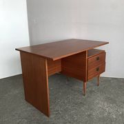 Vintage mahogany desk, 1950, restored