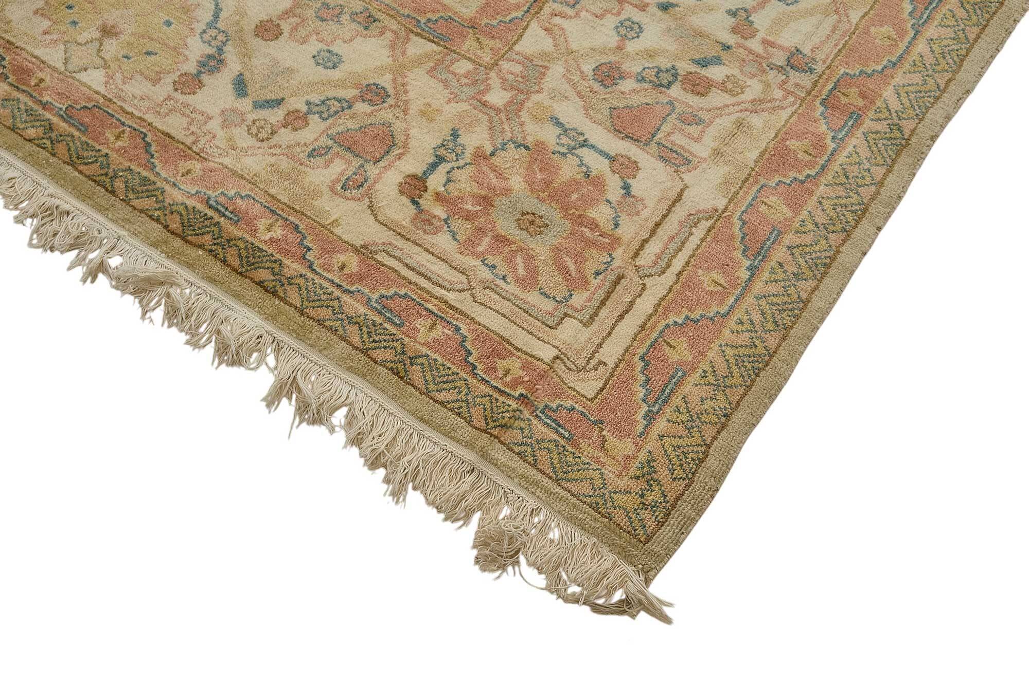 Tapis Oushak en laine noué à la main, 270 cm x 370 cm