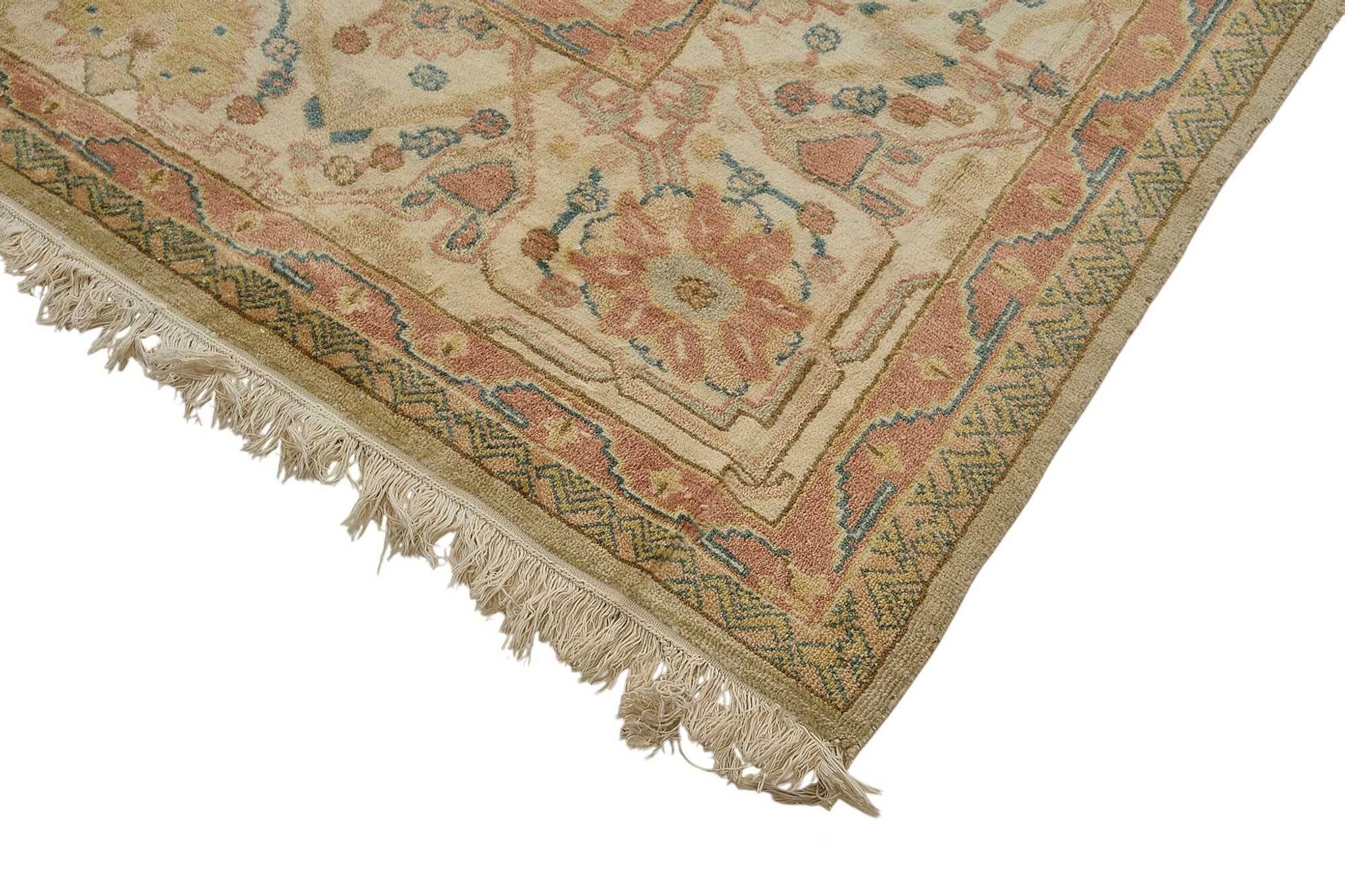 Turkish Handknotted Wool Oushak Rug 270 cm x 370 cm