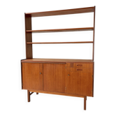 Teak bookcase/desk