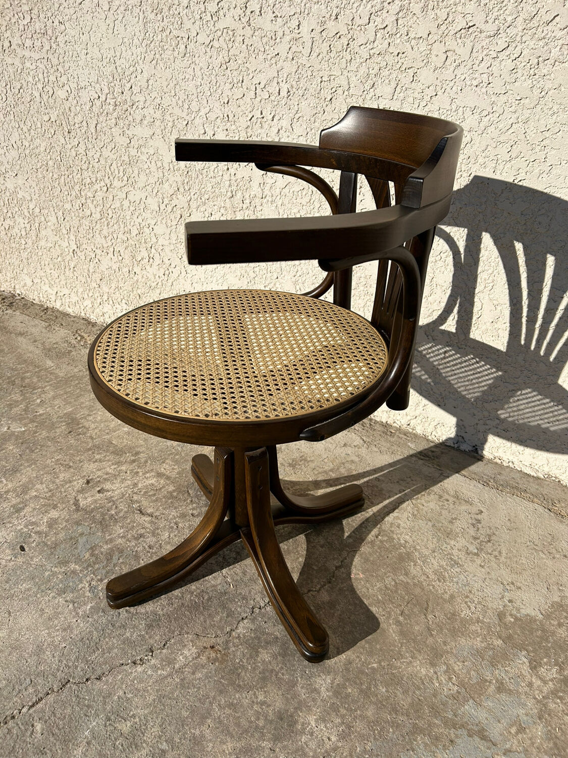 Swivel vintage armchair