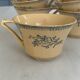 Iron earth tea cup St Amand - antique French earthenware with patina
