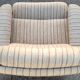 Fauteuil et ottomane pivotant Midcentury 1970