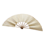 Rattan fan