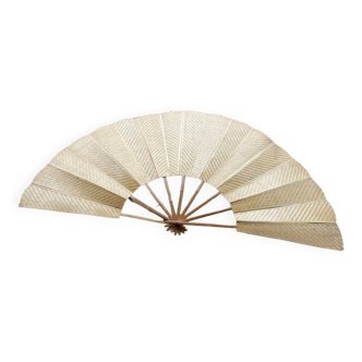 Rattan fan