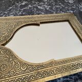 Moroccan brass mirror 19x28cm
