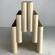 Porte-revues beige blanc cassé par Giotto Stoppino pour Kartell, Italie 1970