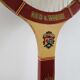 Wooden tennis racket