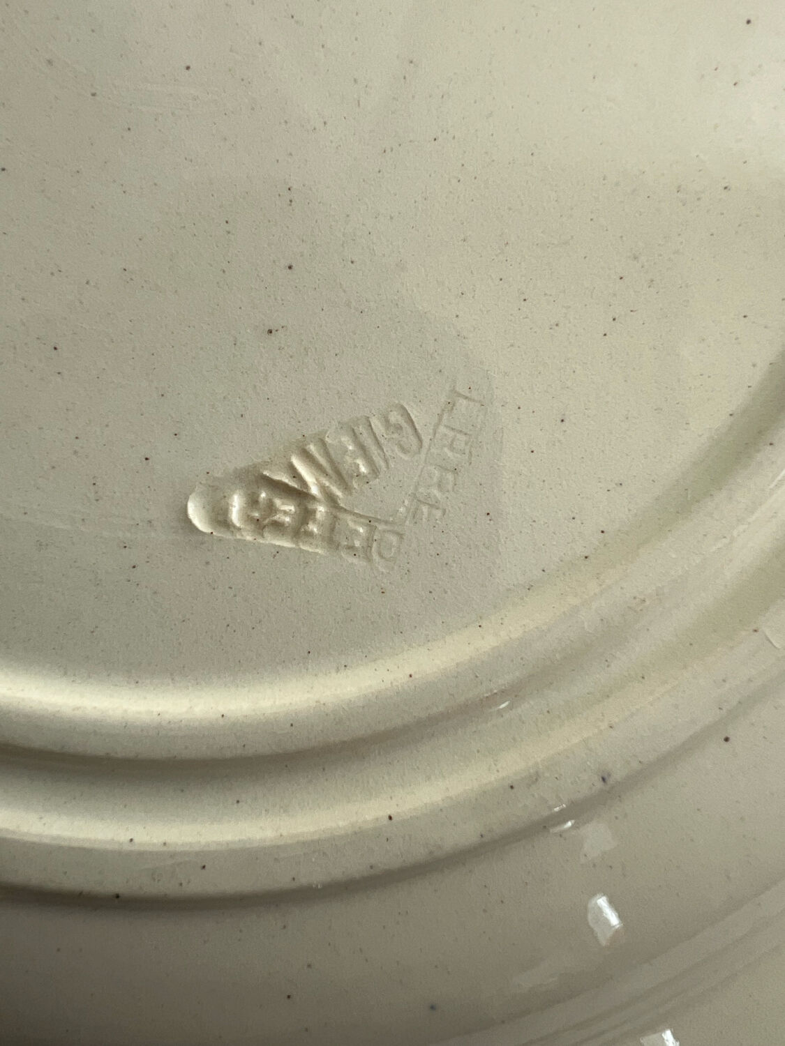 Deep plate gien 1937 garlands