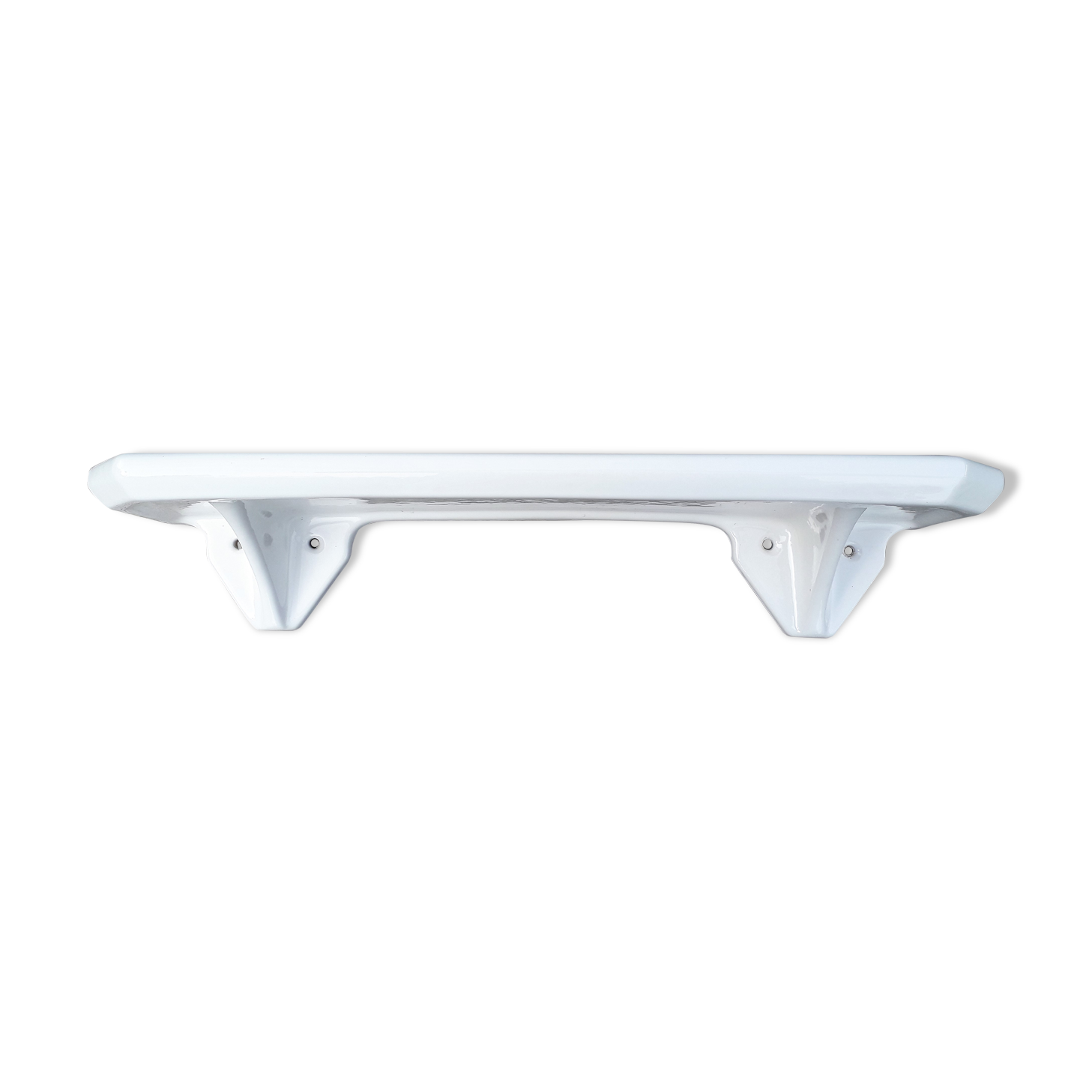 White ceramic shelf 1914 - 60x15cm