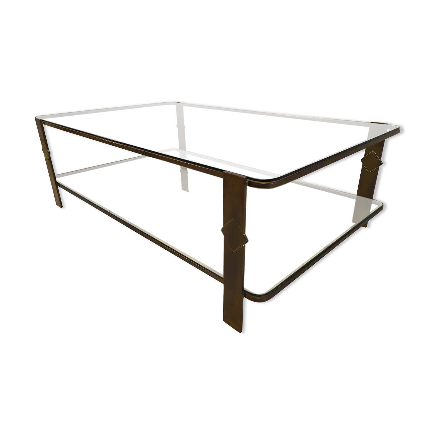 Coffee table bronze house malabert