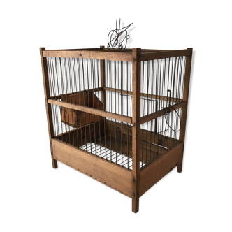 Former wooden birdcage