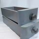 Duo vintage wooden drawers