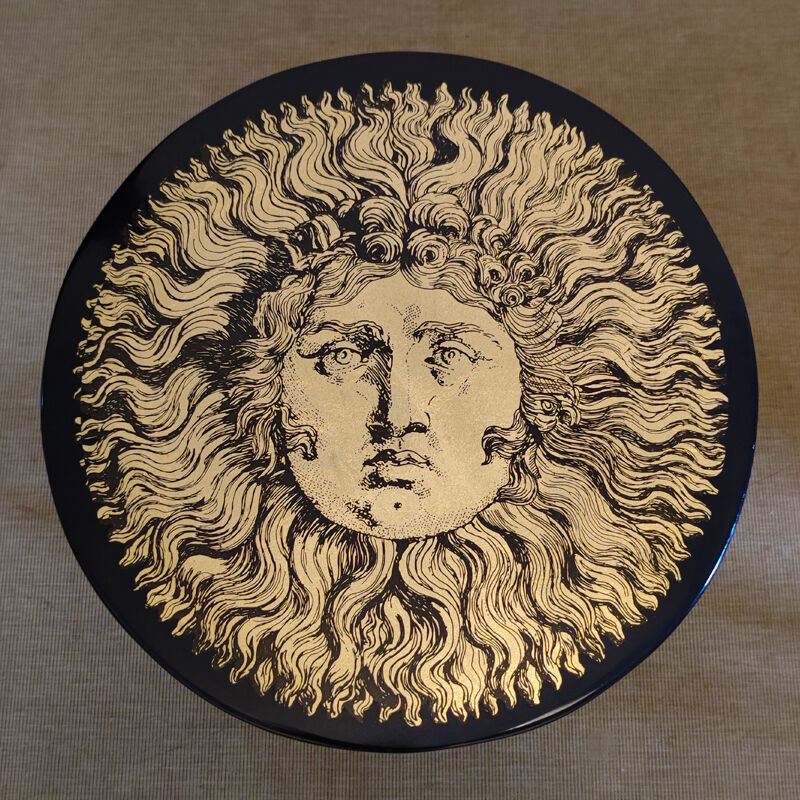 Table by Piero Fornasetti Depicting "Sun King" Louis XIV, made in Italy 1970