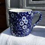 Burleigh Blue Calico Mug