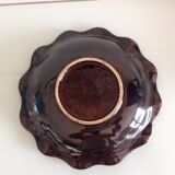 Flat cut in iridescent ceramic, vintage 50/60