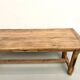 Table de ferme XIXe siècle en chêne et noyer