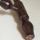 Vintage turned solid wood tripod stool