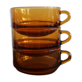 Batch of 3 vintage tea cups