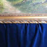 Pair two oil paintings on canvas