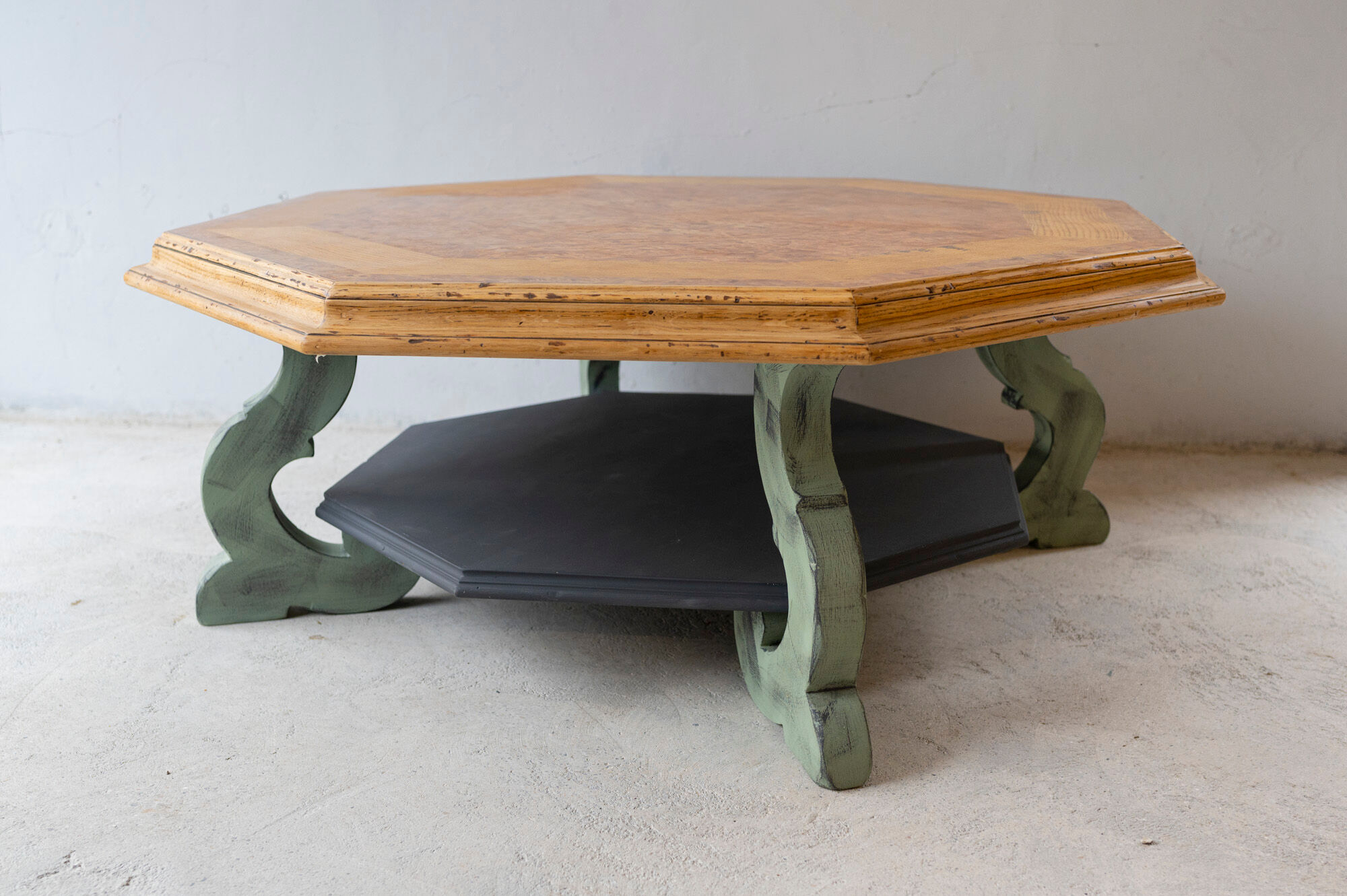 Hexagonal coffee table 130cm