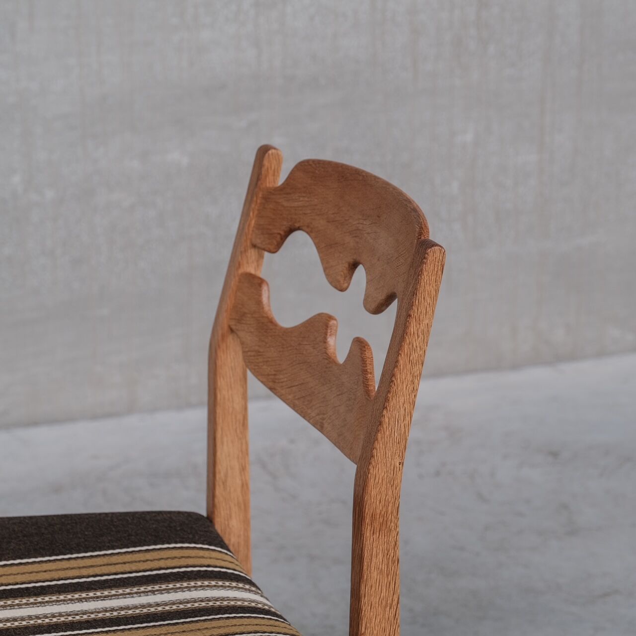 8 oak mid-century danish dining chairs